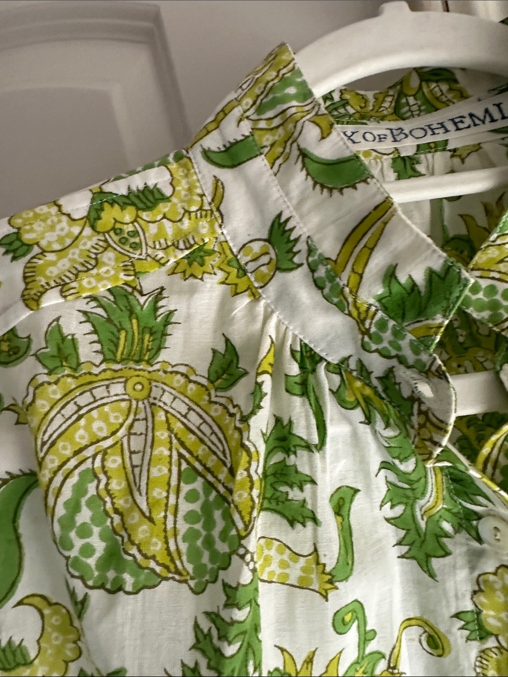 Alix Of Bohemia Sawyer Dress with Green Block Print - Picture 7 of 7